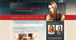 Desktop Screenshot of narovnani-vlasu.cz